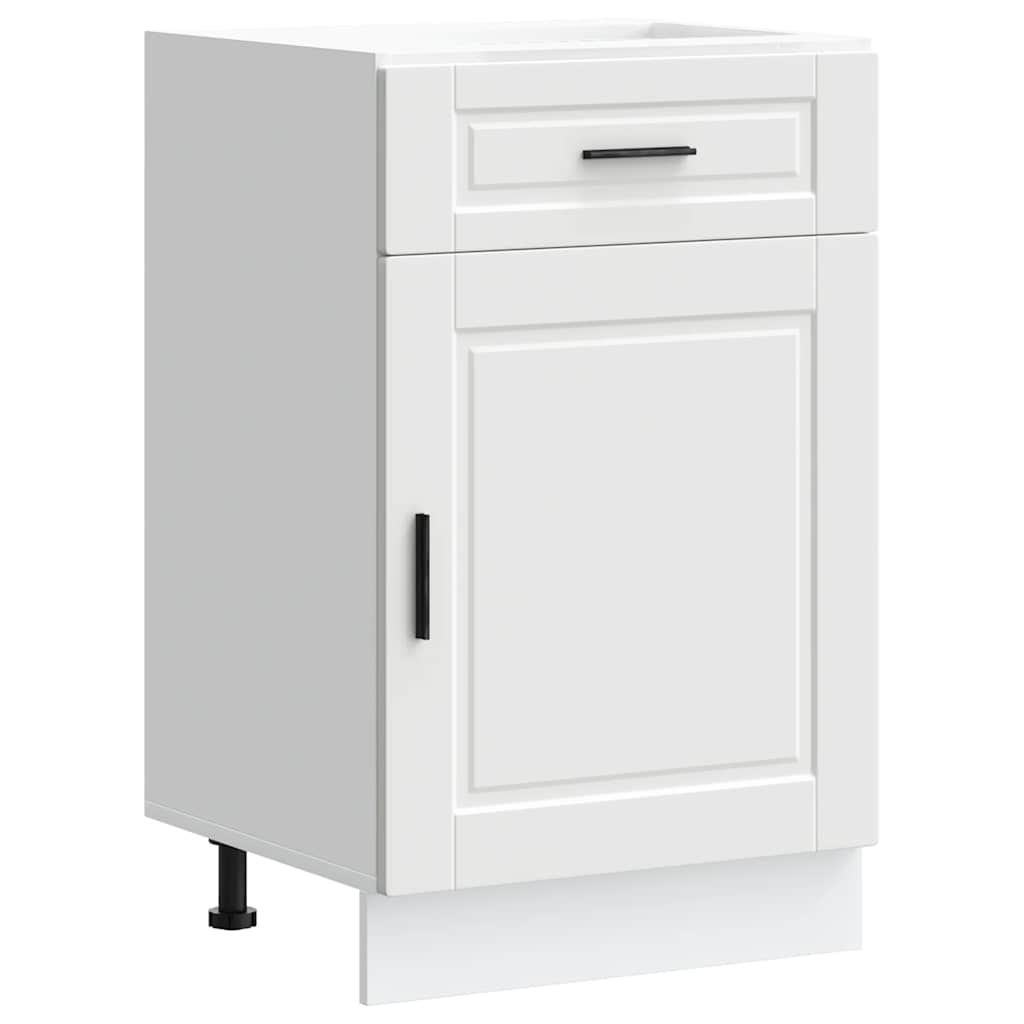 Kitchen Base Cabinet Porto White Engineered Wood - Bargainia.com - 8721158423030 - 853957