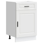 White Kitchen Base Cabinet Porto Range with Drawer 50cm - Bargainia.com - 
