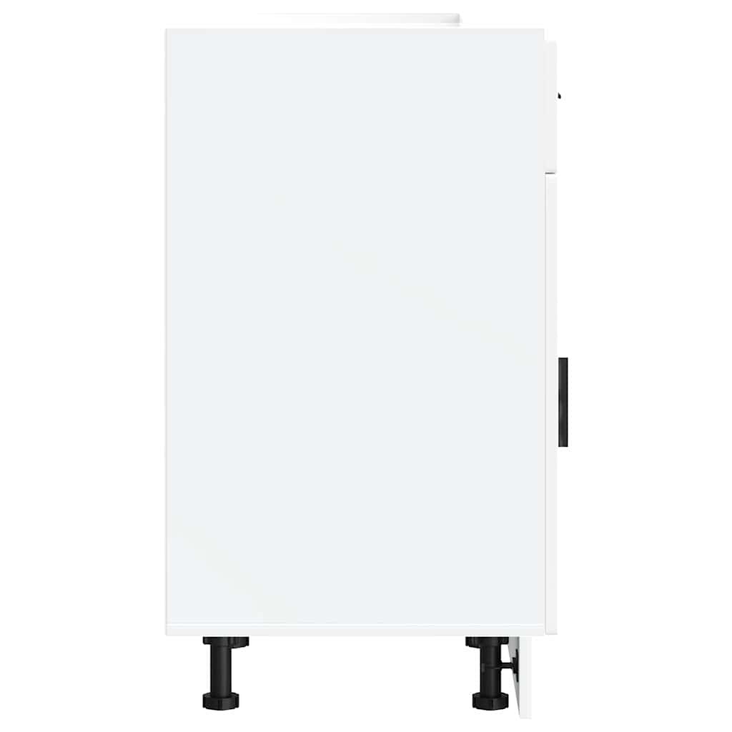 Kitchen Base Cabinet Porto White Engineered Wood - Bargainia.com - 8721158423030 - 853957