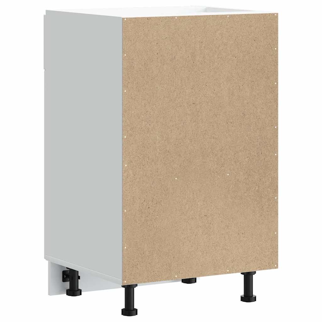 Kitchen Base Cabinet Porto White Engineered Wood - Bargainia.com - 8721158423030 - 853957