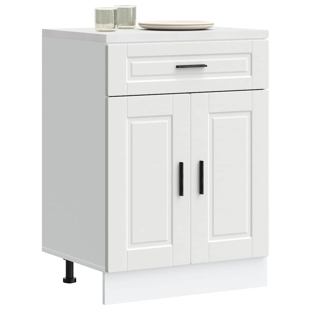Kitchen Base Cabinet Porto White Engineered Wood - Bargainia.com - 8721158423139 - 853967