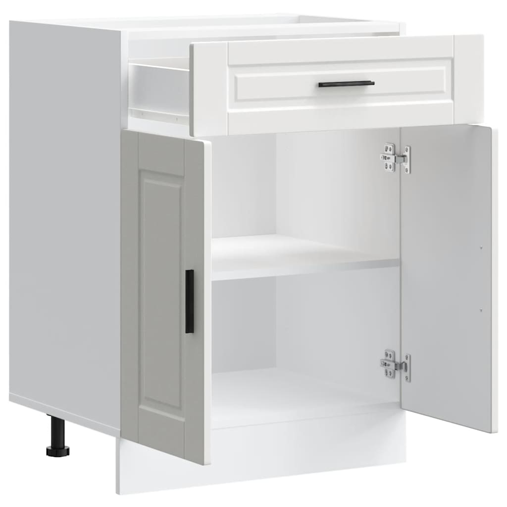 Kitchen Base Cabinet Porto White Engineered Wood - Bargainia.com - 8721158423139 - 853967