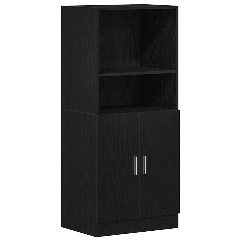 Kitchen Cabinet Black 57x41.5x131.5 cm Engineered Wood - Bargainia.com - 8721158651532 - 860122