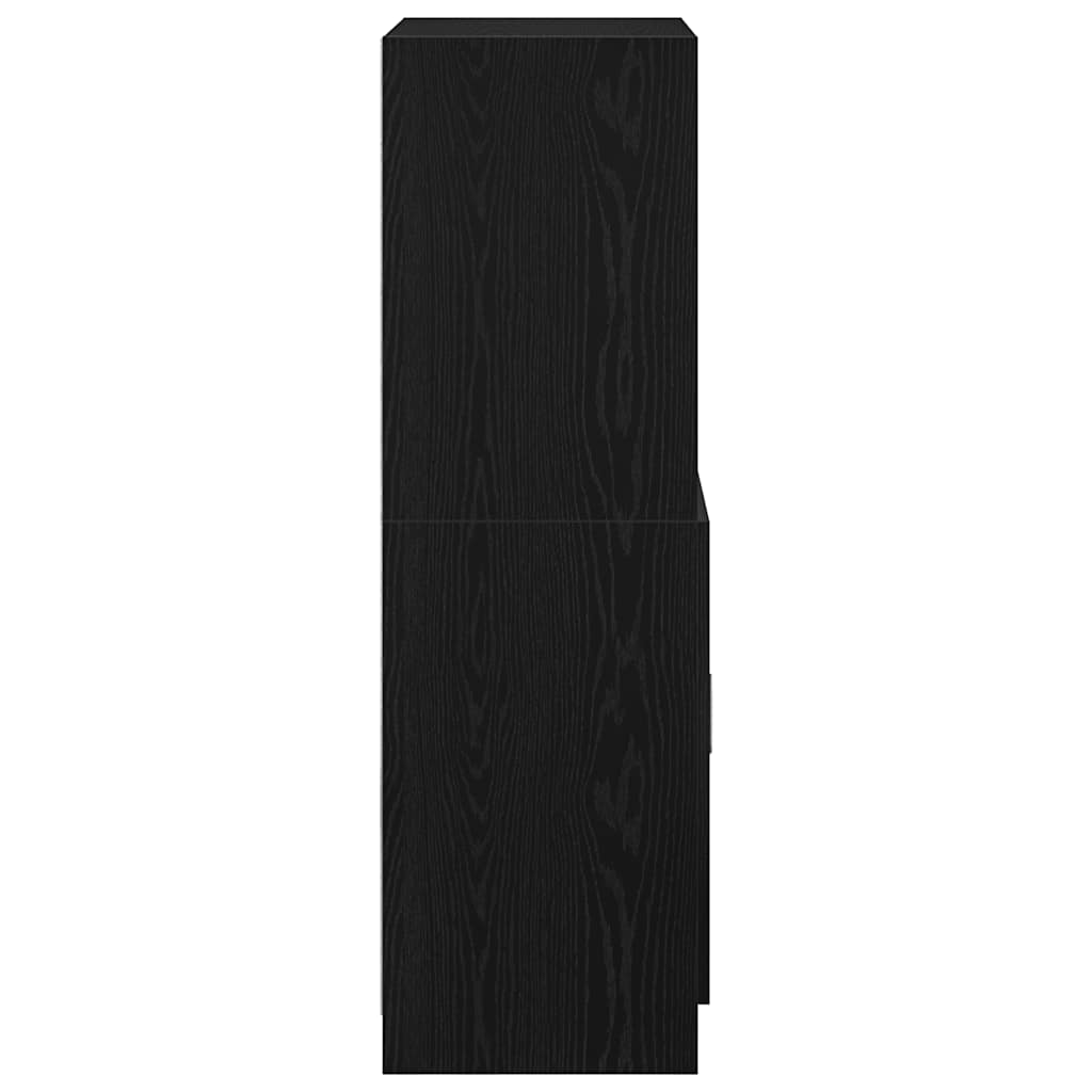Kitchen Cabinet Black 57x41.5x131.5 cm Engineered Wood - Bargainia.com - 8721158651532 - 860122