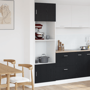 Kitchen Cabinet Black oak Engineered wood 60 x 57 x 207 cm - Bargainia.com - 8721158861818 - 3334018
