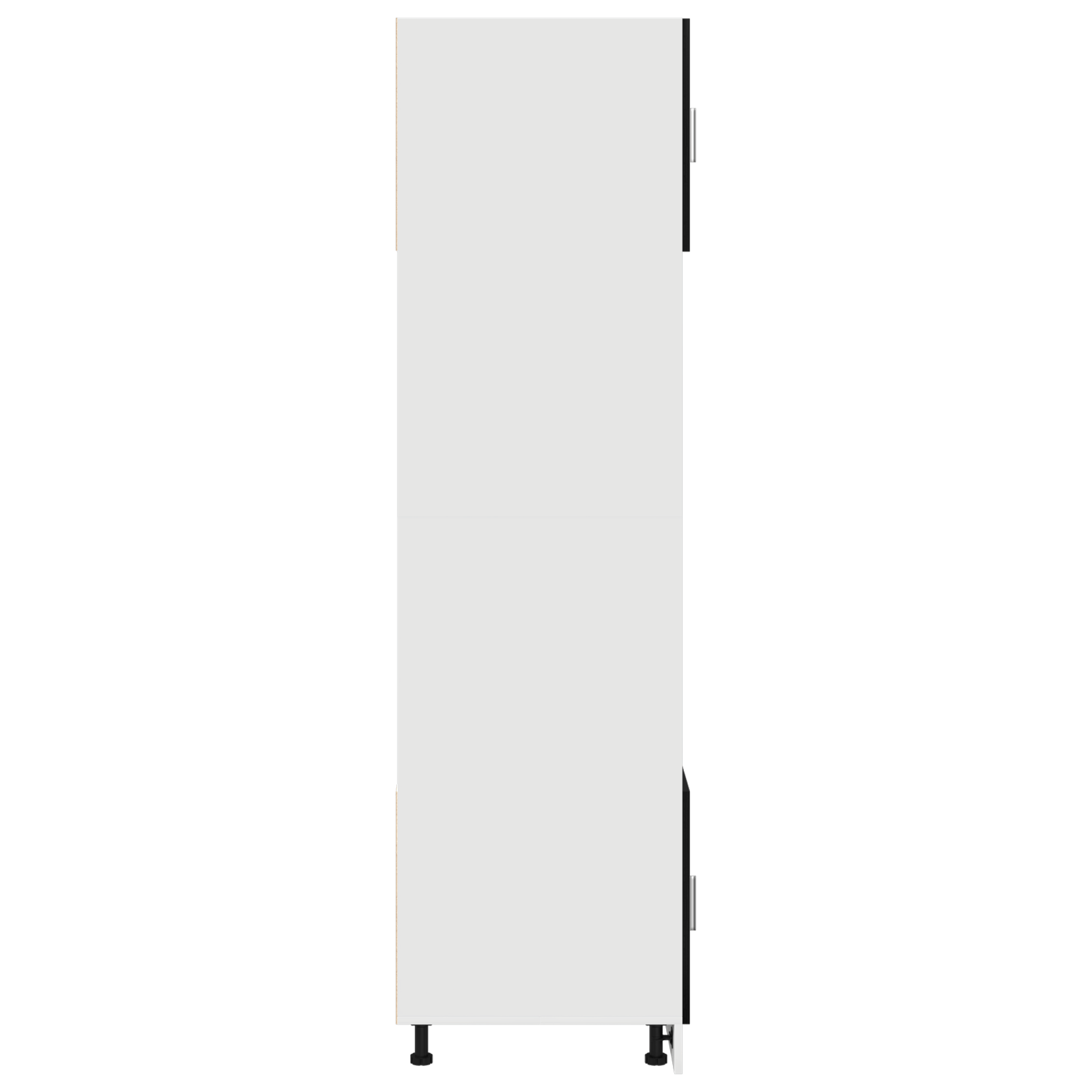 Kitchen Cabinet Black oak Engineered wood 60 x 57 x 207 cm - Bargainia.com - 8721158861818 - 3334018