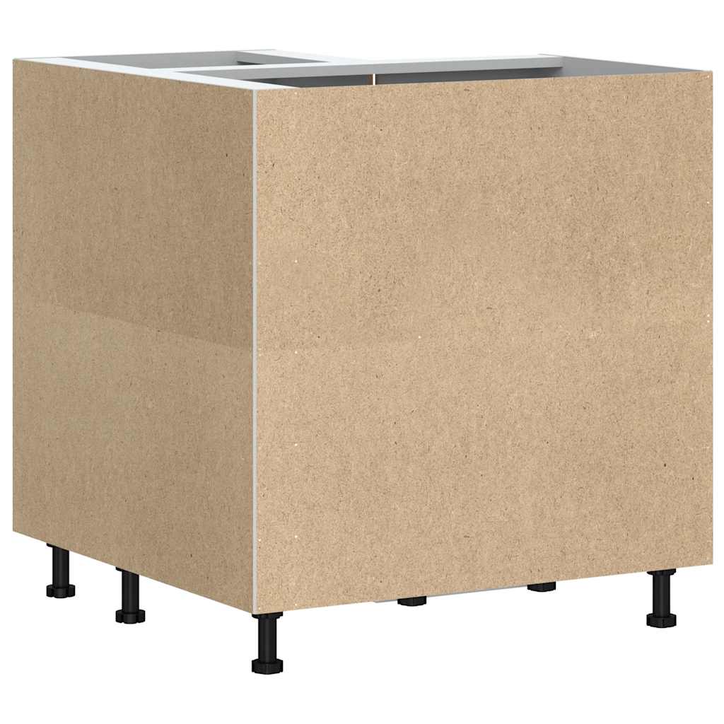 Kitchen Corner Base Cabinet Porto White Engineered Wood - Bargainia.com - 8721158423337 - 853987