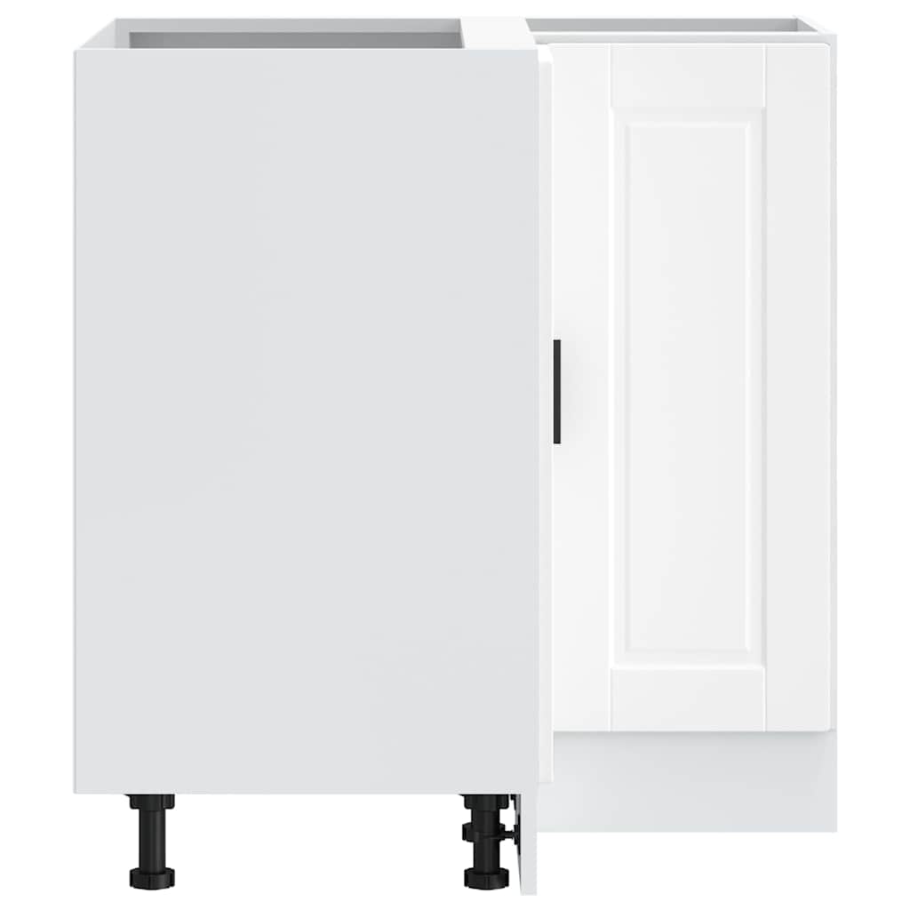 Kitchen Corner Base Cabinet Porto White Engineered Wood - Bargainia.com - 8721158423337 - 853987