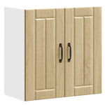 Kitchen Wall Cabinet Lucca Sonoma Oak Engineered Wood - Bargainia.com - 