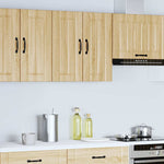Kitchen Wall Cabinet Lucca Sonoma Oak Engineered Wood - Bargainia.com - 