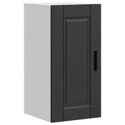 Kitchen Wall Cabinet Porto Black Engineered Wood - Bargainia.com - 8721158423641 - 854018