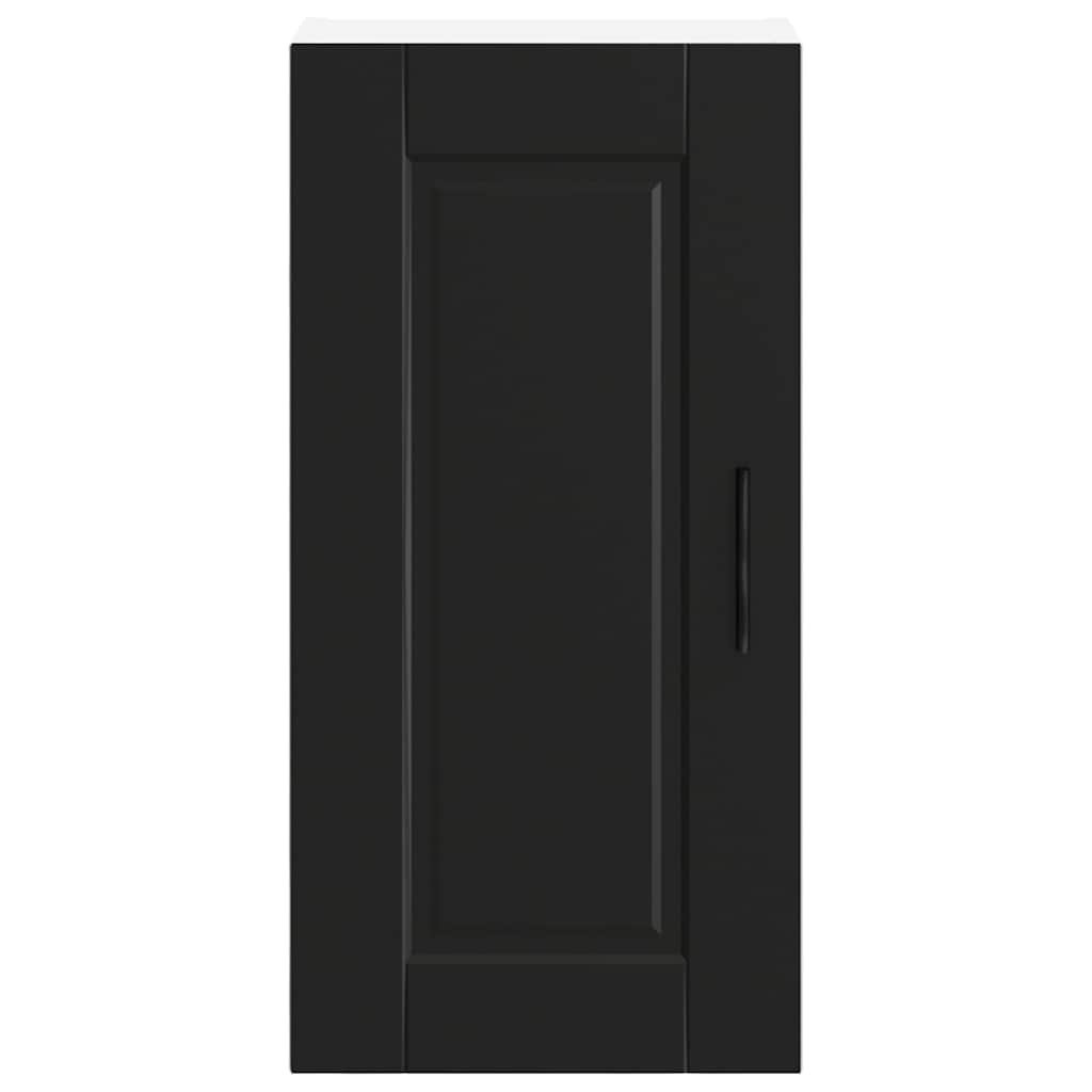 Kitchen Wall Cabinet Porto Black Engineered Wood - Bargainia.com - 8721158423641 - 854018