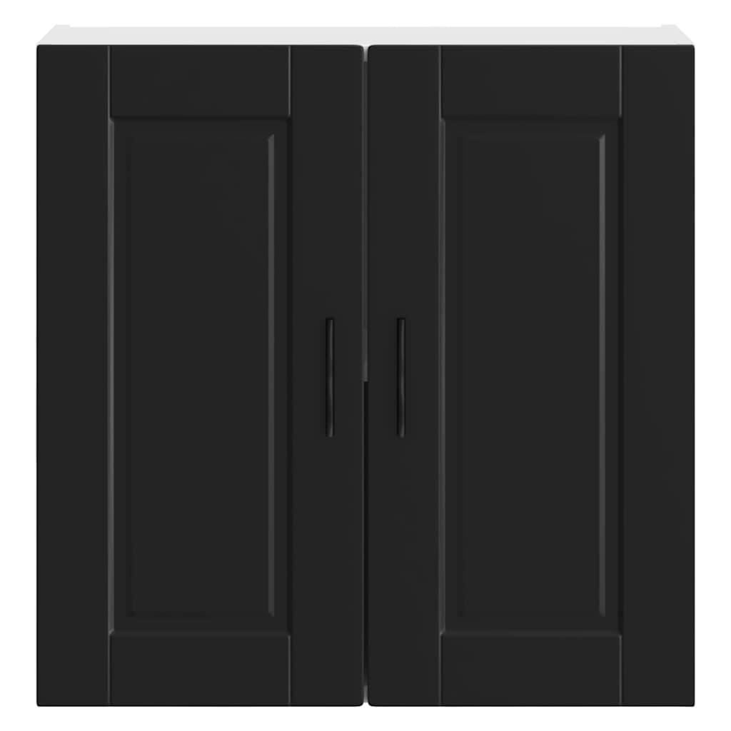 Kitchen Wall Cabinet Porto Black Engineered Wood - Bargainia.com - 8721158424044 - 854058