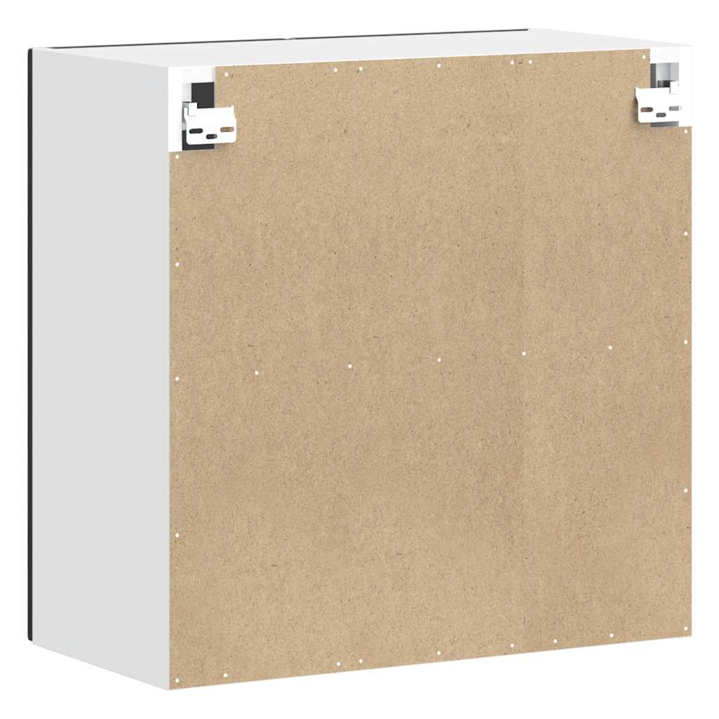 Kitchen Wall Cabinet Porto Black Engineered Wood - Bargainia.com - 8721158424044 - 854058