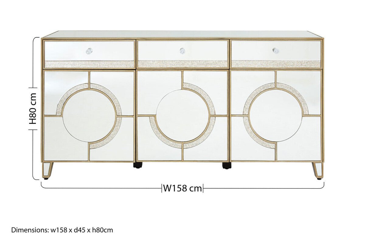 Knightsbridge Cabinet - Bargainia.com - 5018705424750