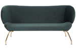 Kolding 2 Seat Green Sofa - Bargainia.com - 