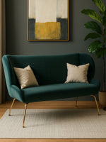 Kolding 2 Seat Green Sofa - Bargainia.com - 