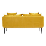 Kolding Two Seater Yellow Sofa - Bargainia.com - 