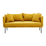 Kolding Two Seater Yellow Sofa - Bargainia.com - 