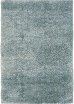 Lagom Duck Egg Blue Shaggy Rug - Bargainia.com - 