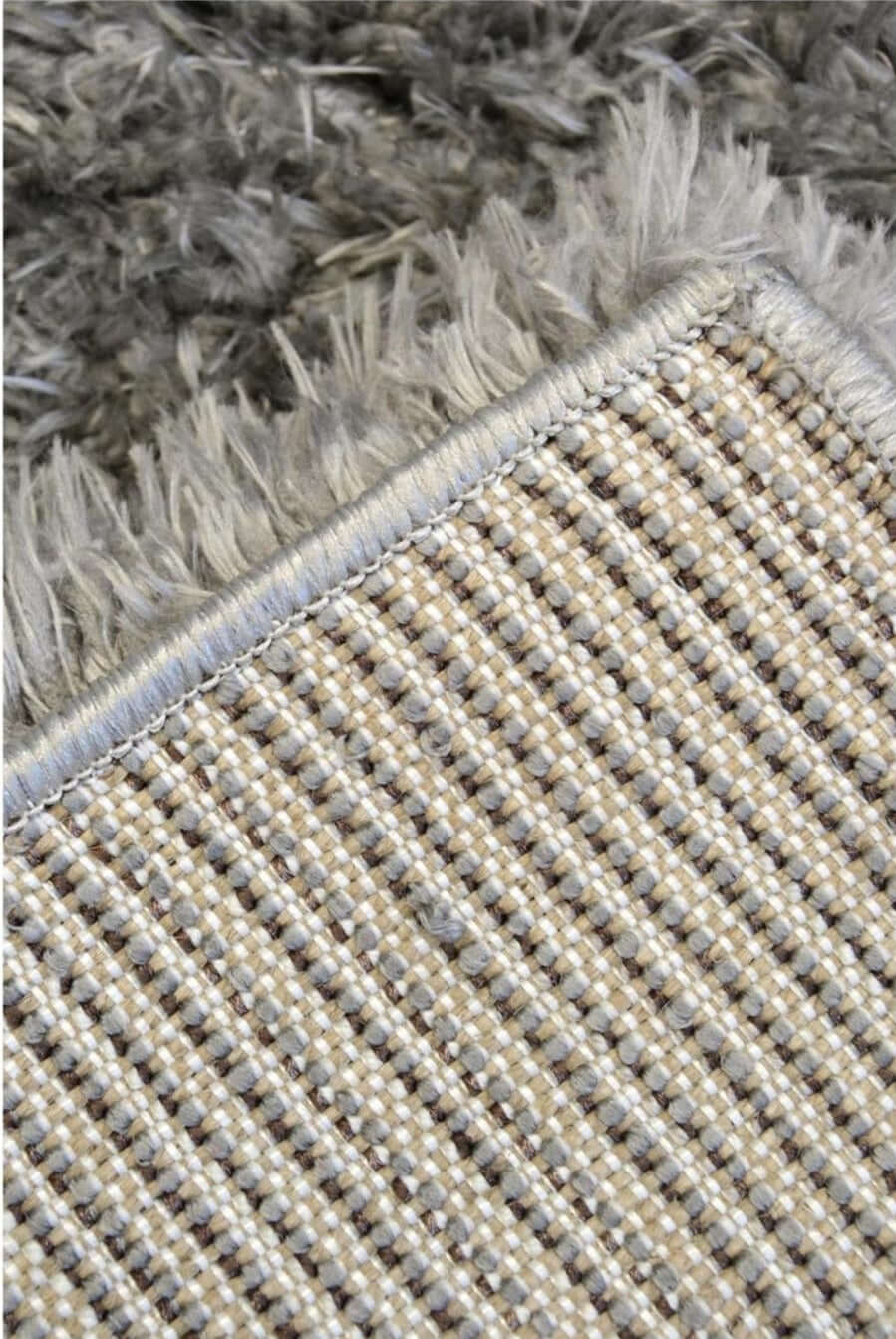 Lagom Grey Shaggy Rugs - Bargainia.com - 