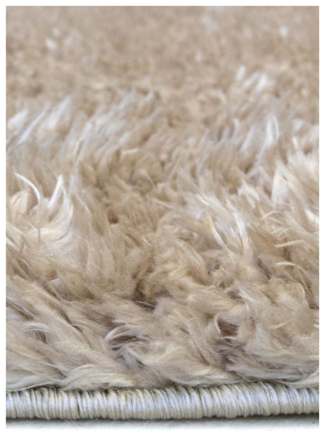 Lagom Natural Shaggy Rug - Bargainia.com - 