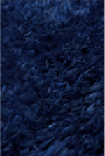Lagom Navy Shaggy Rug - Bargainia.com - 
