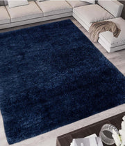 Lagom Navy Shaggy Rug - Bargainia.com - 5053095203073 - LAGOM--0017080/150