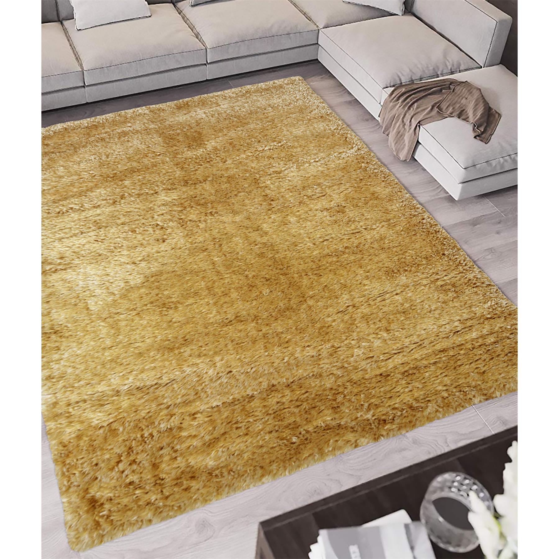 Lagom Ochre Shaggy Rug - Bargainia.com - 5053095209792 - LAGOM-- 0108 080/150