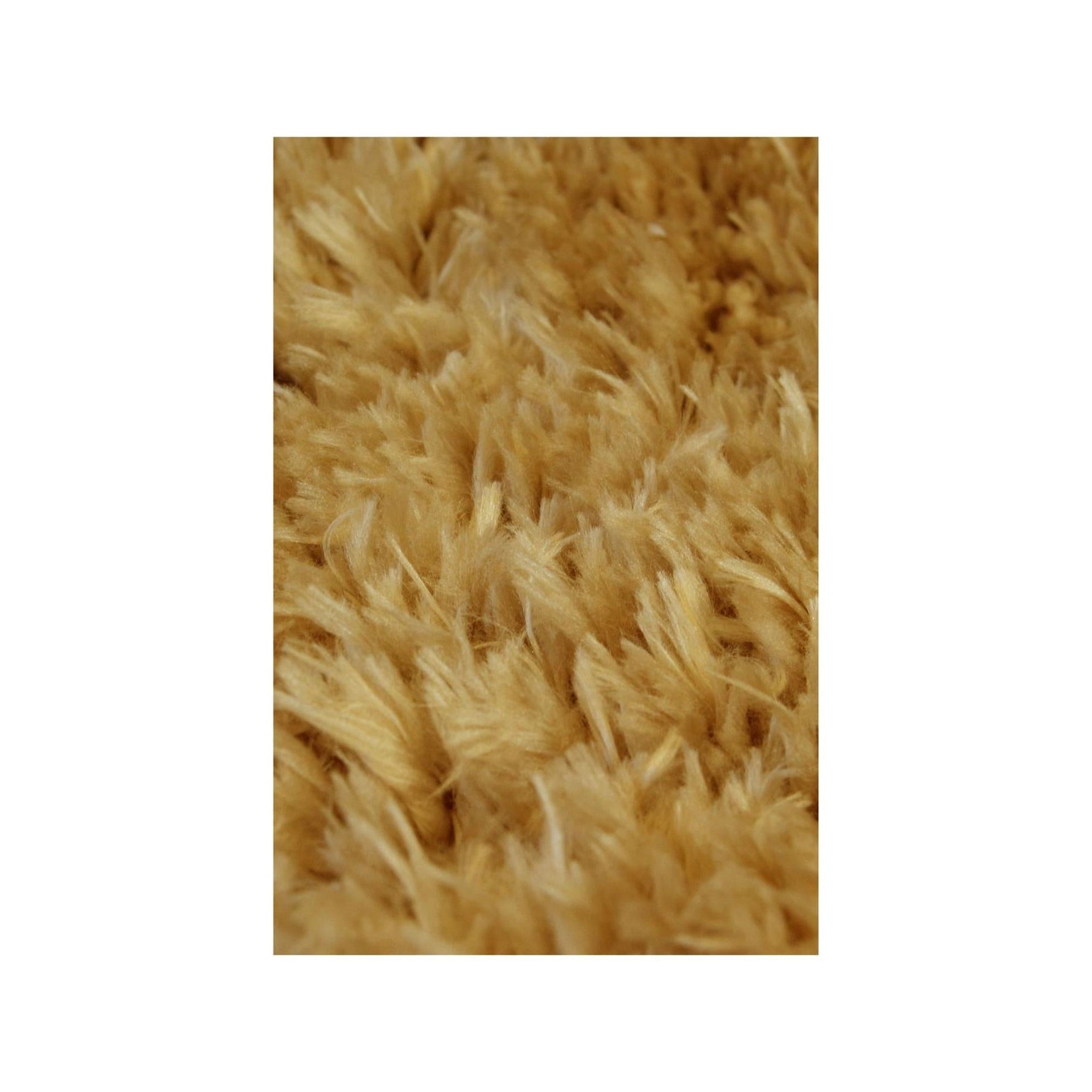 Lagom Ochre Shaggy Rug - Bargainia.com - 