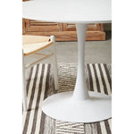 Laila Large White Round Dining Table - Bargainia.com - 5018705958224