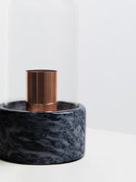 Lamonte Bell Lamp with Black Marble Base - Bargainia.com - 5018705379920