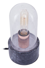 Lamonte Bell Lamp with Black Marble Base - Bargainia.com - 5018705379920