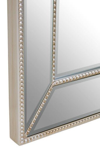 Lapari Silver Finish Rectangular Wall Mirror - Bargainia.com - 5018705989815
