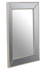 Lapari Silver Finish Rectangular Wall Mirror - Bargainia.com - 5018705989815