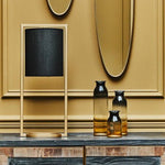 Lara Black Shade With Gold Finish Metal Frame Table Lamp - Bargainia.com - 5018705988283