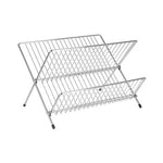 Laurie Small Chrome Folding Dish Drainer - Bargainia.com - 5018705185118