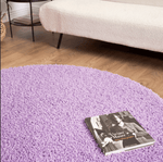 Lavender Purple Thick Shaggy Rug - California - Bargainia.com - 5056150298175