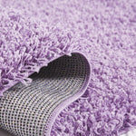 Lavender Purple Thick Shaggy Rug - California - Bargainia.com - 