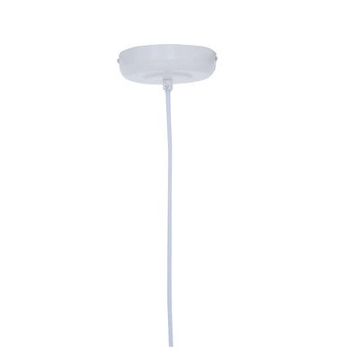 Lavis 1 Bulb White Finish Pendant Light - Bargainia.com - 5018705478098