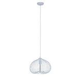 Lavis 1 Bulb White Finish Pendant Light - Bargainia.com - 5018705478098