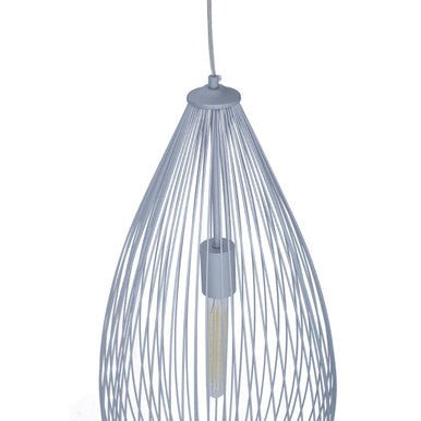 Lavis Teardrop Silver Pendant Light - Bargainia.com - 5018705478111