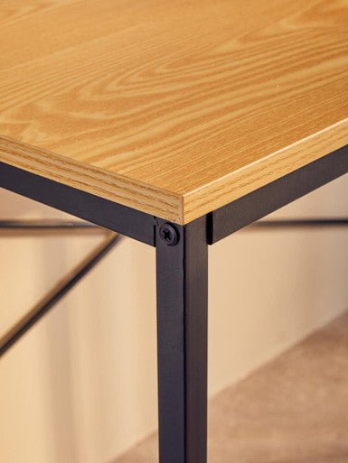 Laxton Light Oak Effect Desk - Bargainia.com - 5018705499482