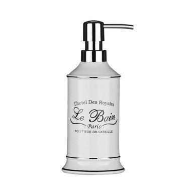 Le Bain White Ceramic Lotion Dispenser - Bargainia.com - 5018705672229