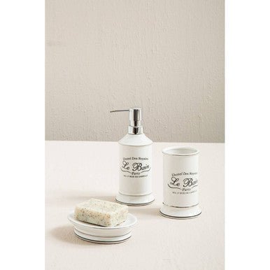 Le Bain White Ceramic Soap Dish - Bargainia.com - 5018705672281