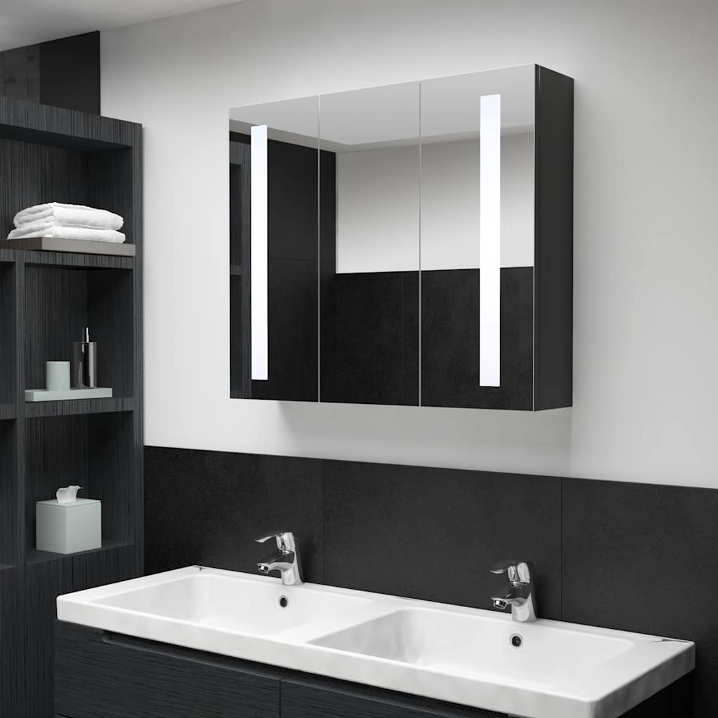LED Bathroom Mirror Cabinet 89x14x62 cm - Bargainia.com - 8720286300343 - 325544