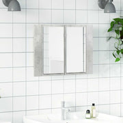 LED Bathroom Mirror Cabinet Concrete Grey 60x12x45 cm Acrylic - Bargainia.com - 8720286221457 - 804960