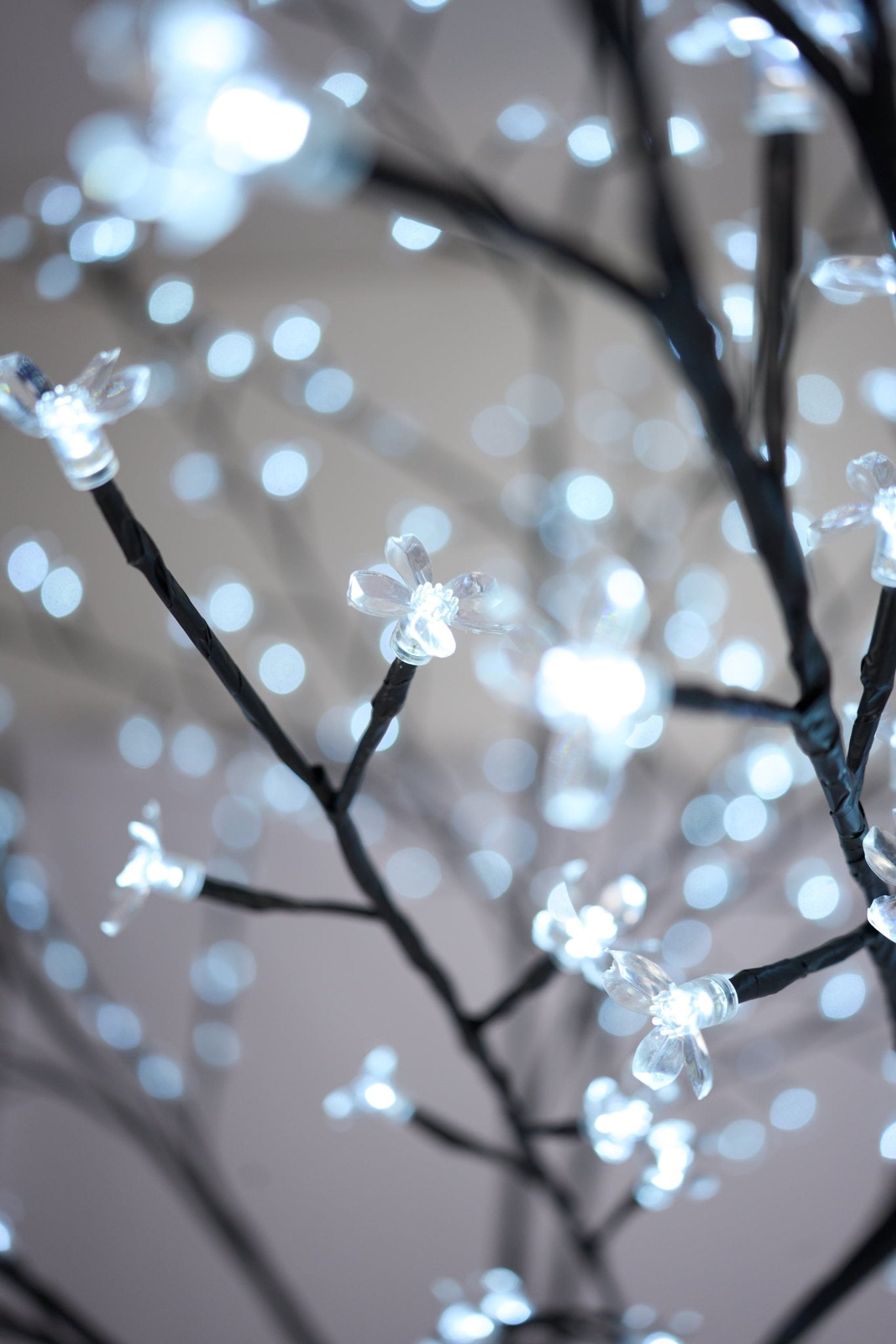 LED Bonsai Cherry Blossom Tree - Cool White - Bargainia.com - 96154