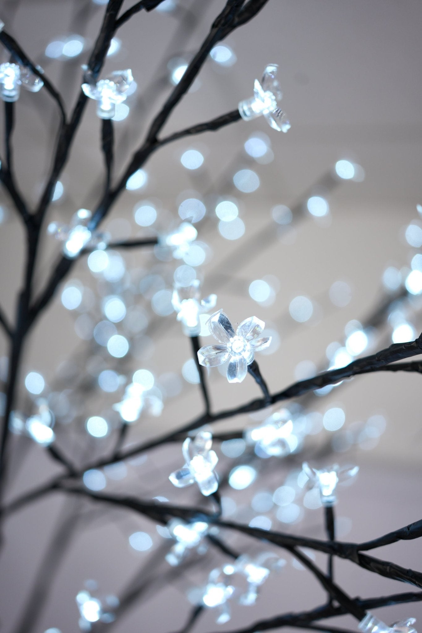 LED Bonsai Cherry Blossom Tree - Cool White - Bargainia.com - 96154