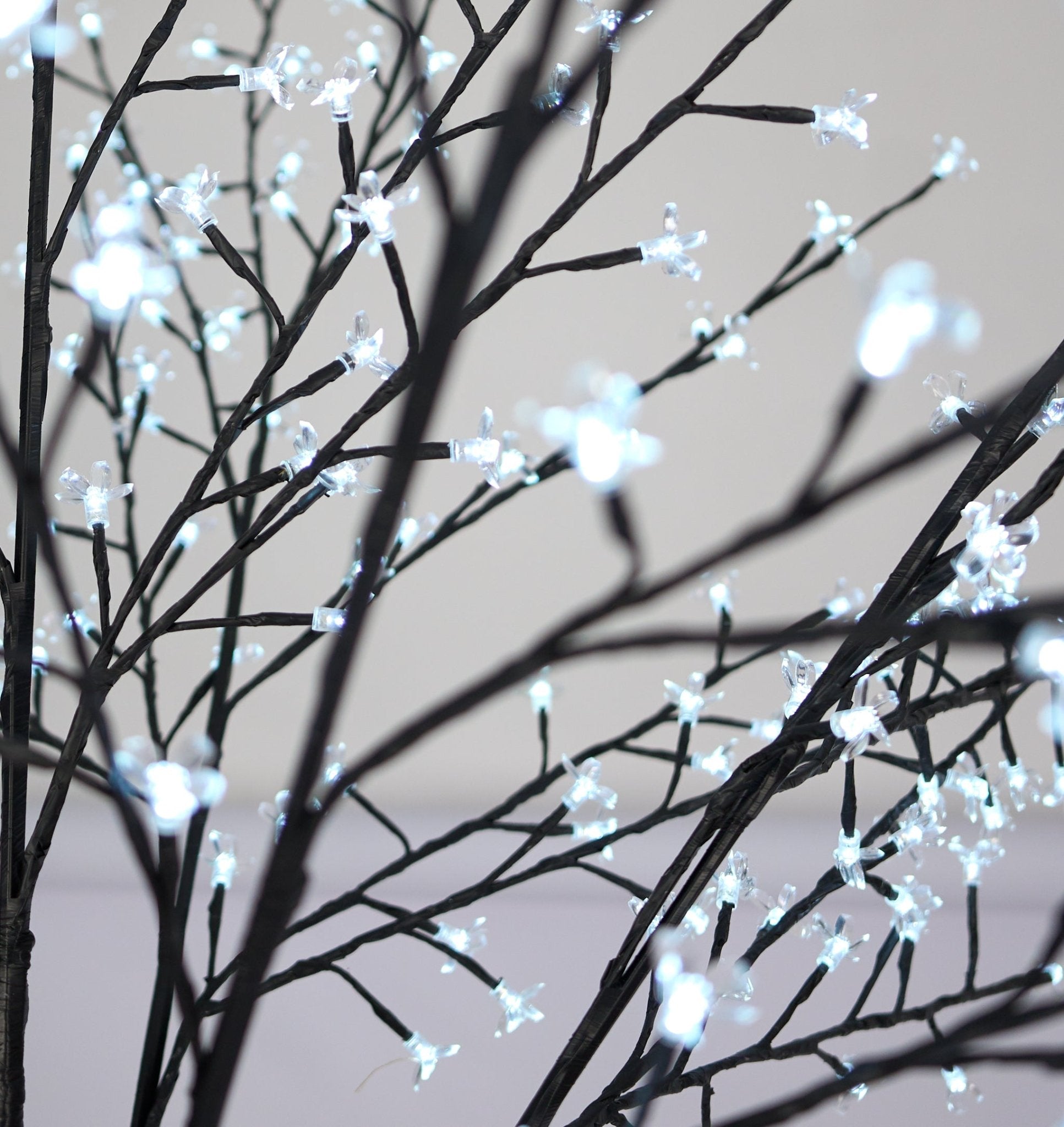 LED Bonsai Cherry Blossom Tree - Cool White - Bargainia.com - 96154